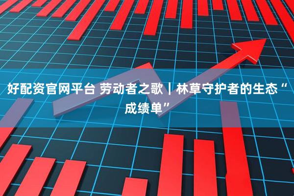 好配资官网平台 劳动者之歌｜林草守护者的生态“成绩单”